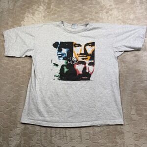 VTG U2 Pop Mart Tour Shirt Sz XL Polygram 1997 Double Sided See Pics
